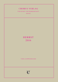 Verlagsprogramm 2016